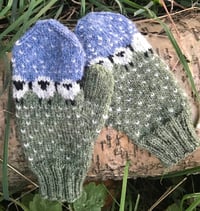 Image 2 of Baa-ble mittens - Frostbite - Ready to ship