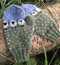 Image 1 of Baa-ble mittens - Frostbite - Ready to ship