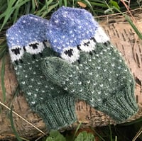 Image 1 of Baa-ble mittens - Lemongrass - Ready to ship