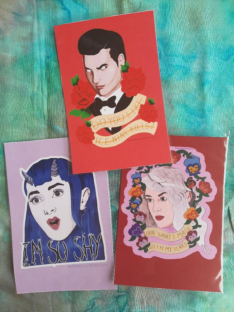 Image of Musician mini prints 