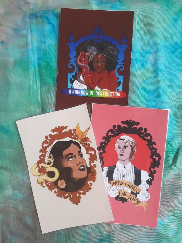 Image of Dystopia Battle Royale Mini Prints