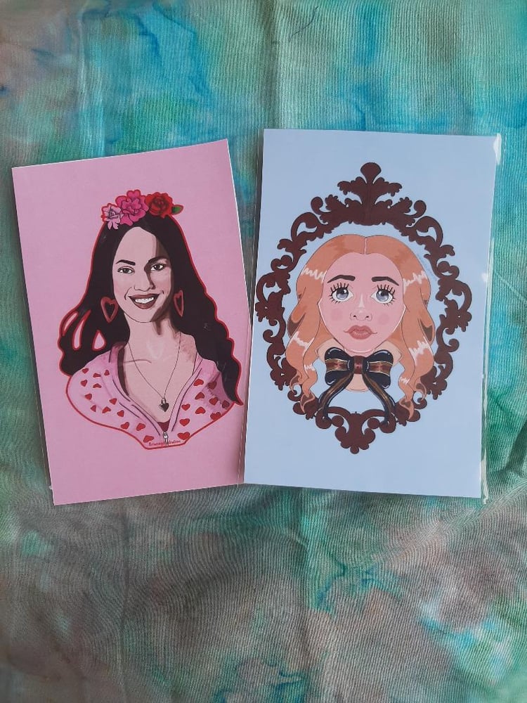 Image of Horror Girls Mini Prints