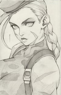 CAMMY  ORIGINAL ART SIGNED PENCIL 11x17