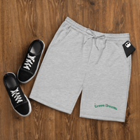 Image 4 of Men's Green Dreams Fleece Shorts