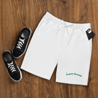 Image 5 of Men's Green Dreams Fleece Shorts