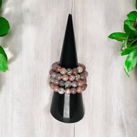 Plum Blossom Jasper Ring 