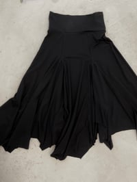 Image 2 of Mermaid black jersey  viscose skirt