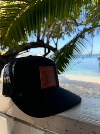 Image 3 of Black 7 Panel w/ Leather Patch
