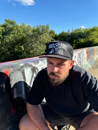 Image 1 of Mr. Death Black/Black Trucker Hat