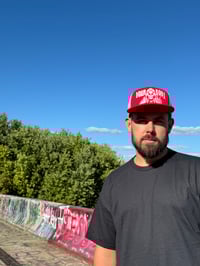 Image 5 of Mr. Death Red/White Trucker Hat