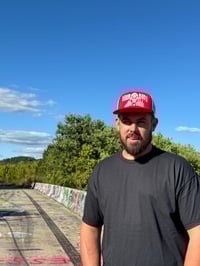 Image 4 of Mr. Death Red/White Trucker Hat