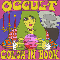 Image 1 of Occult Color-In Book