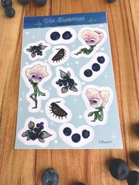 Image 2 of Wild Blueberries Sticker Sheet