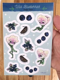 Image 3 of Wild Blueberries Sticker Sheet