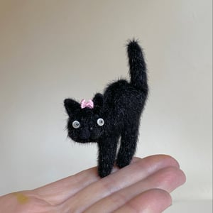 Image of Teeny Halloweeny Cat Brooch #6