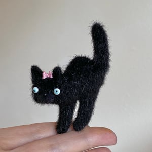 Image of Teeny Halloweeny Cat Brooch #2