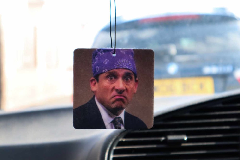 Image of The office gangsta michael air freshener