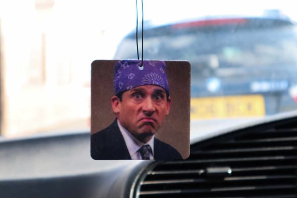 Image of The office gangsta michael air freshener