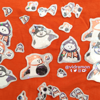 Image 2 of ♡ Halloween Lumie Ghostie Sticker Set ♡ 