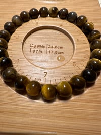 Image 2 of Gender Neutral Tiger Eye Bracelet 