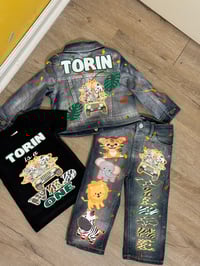 Image 1 of Denim Jacket x Pants Set
