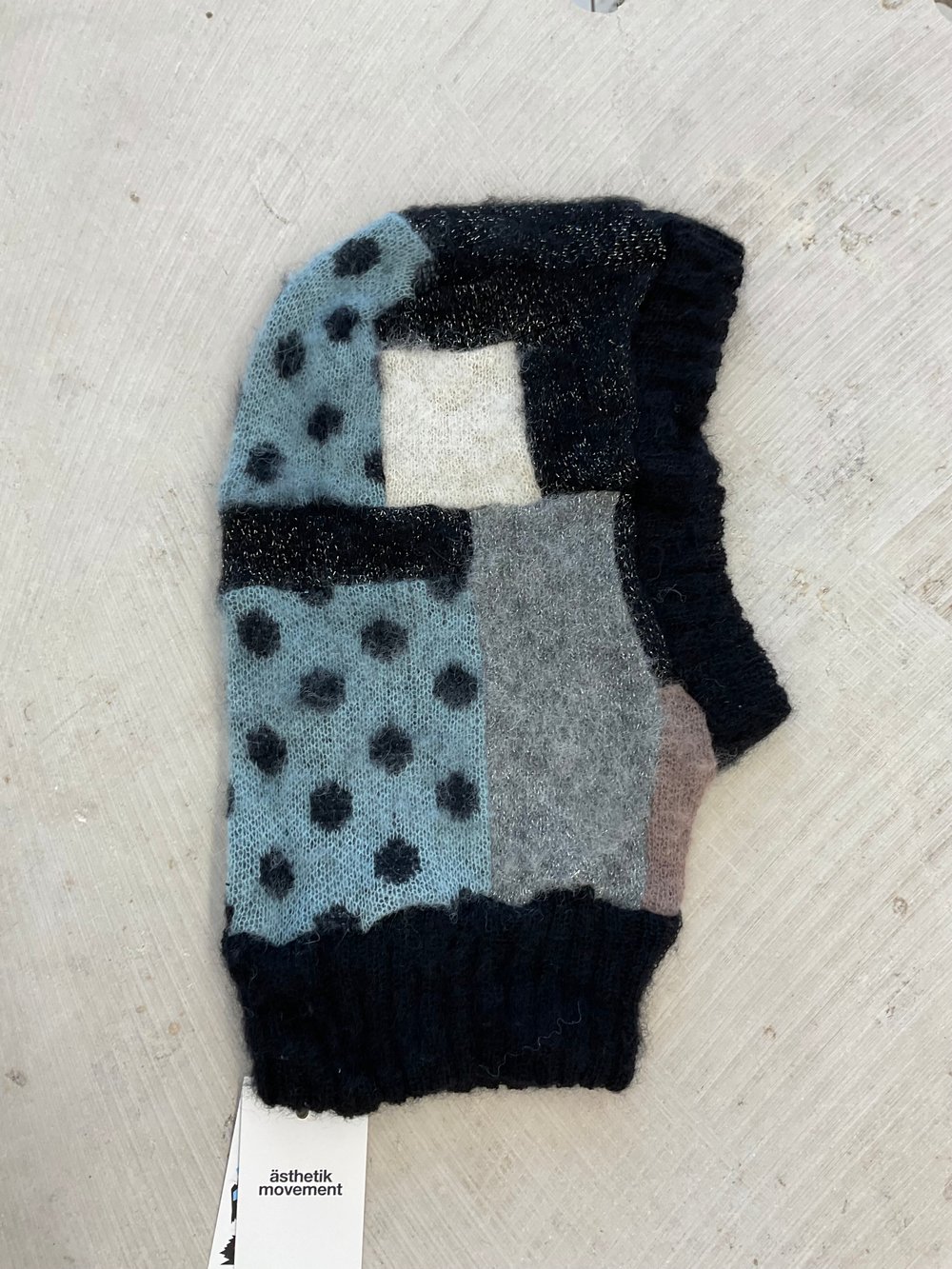 Alpaca patchwork balaclava no 02 