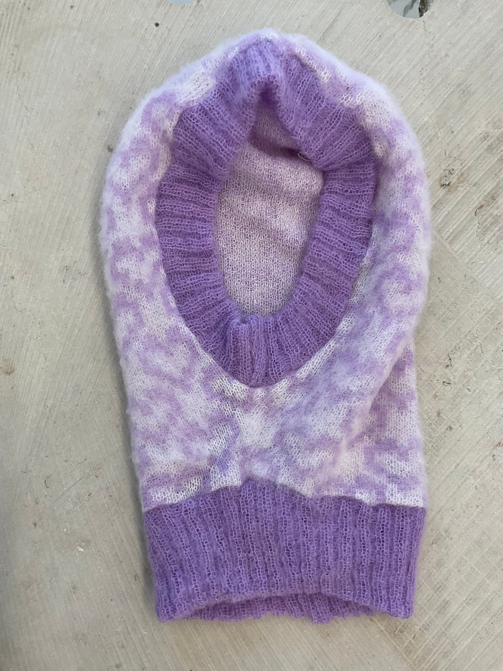 Hearts  alpaca balaclava 