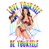 Autographed 8x10 - Love Yourself, Be Yourself on White Background