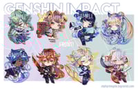 Image 4 of Genshin Impact 2in Stickers: Vol 2-4