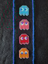 Image 2 of Stitched Pins - Roses (Set of 2) Pac Man Ghosts (Set of 4)