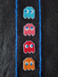 Image 2 of Stitched Pins - Roses (Set of 2) Pac Man Ghosts (Set of 4)