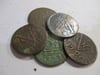 Shipwreck Sale: A Lot of THREE 18th-19th Century Recovered Dutch Coins--PRICE LOWERED!