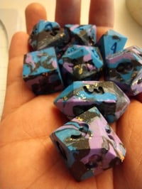 Image 1 of Galaxy Polymer Clay Dice Pre-Order