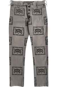 Image 2 of '03 Undercover Scab Tribal Print Pants - L