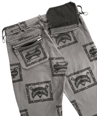 Image 3 of '03 Undercover Scab Tribal Print Pants - L