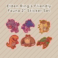 Elden Ring's Friendly Fauna 2" Sticker Set