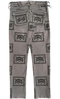 Image 1 of '03 Undercover Scab Tribal Print Pants - L