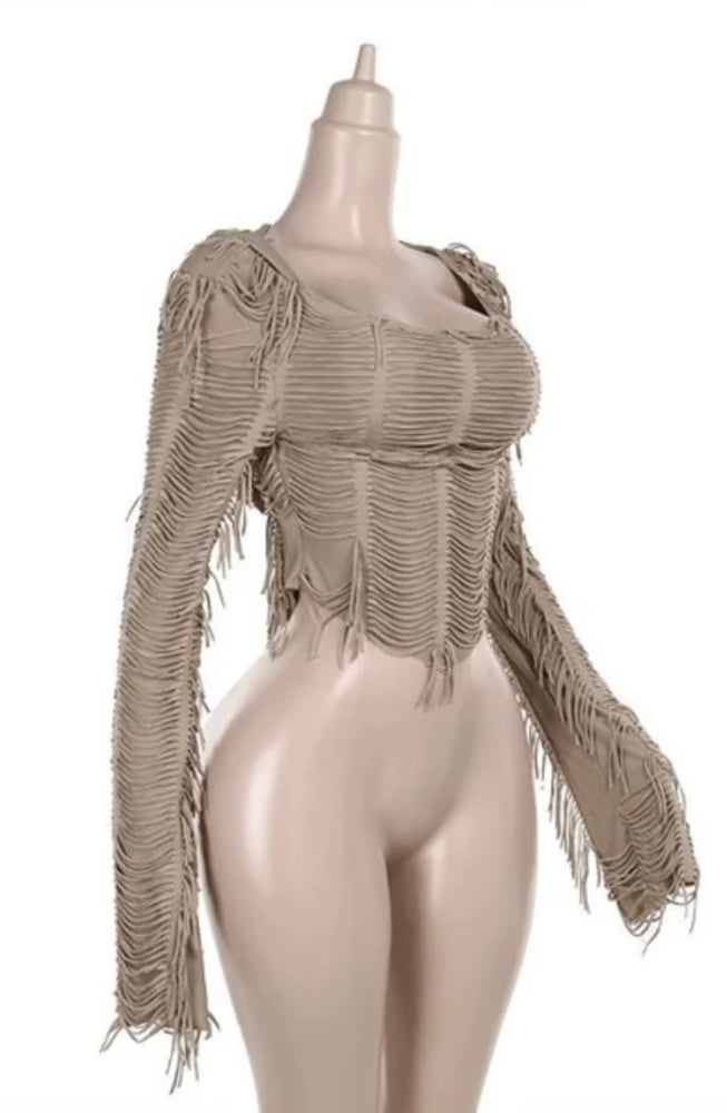 Image of Ashley Tassel Top 