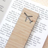 Image 1 of Aeroplane Bookmark. Plane Spotter Gift. Retirement Gift. Graduation Gift.