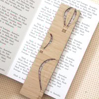 Image 2 of Hot Air Balloon Bookmark. Bon Voyage Gift. Retirement Gift. Graduation Gift. 