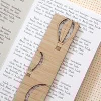 Image 5 of Hot Air Balloon Bookmark. Bon Voyage Gift. Retirement Gift. Graduation Gift. 