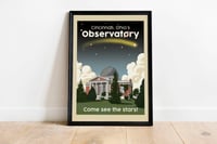 Image 2 of Cincinnati Observatory 1930's Travel Print