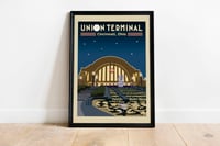 Image 2 of Union Terminal 1930's Travel Print