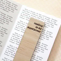 Image 15 of Bamboo Bookmark. Australia Souvenir. Book Lover Gift. Bookmarks.