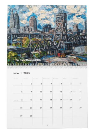 Image of 2025 Places Painted Calendar