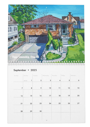Image of 2025 Places Painted Calendar