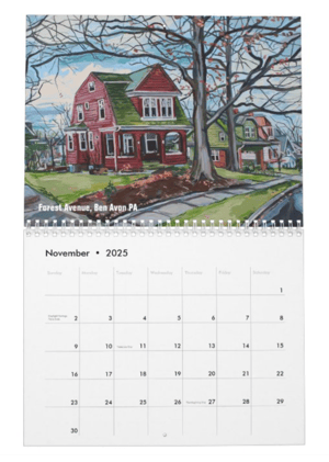 Image of 2025 Places Painted Calendar
