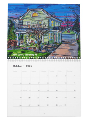 Image of 2025 Places Painted Calendar