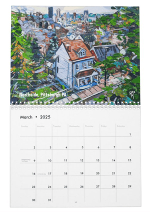 Image of 2025 Places Painted Calendar