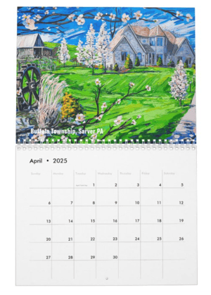 Image of 2025 Places Painted Calendar